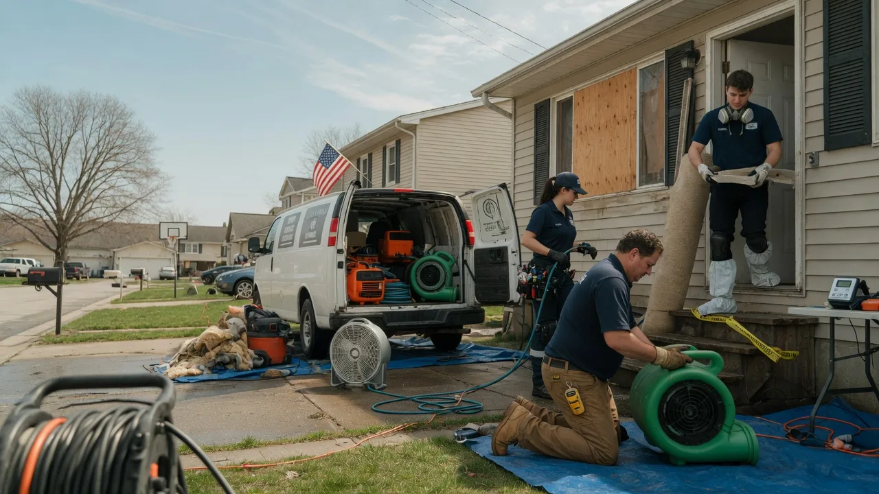 Water Damage Restoration in Burbank, OK near me